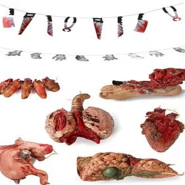 Parodia de viscera humana Halloween fiesta de juguetes de látex simulación de estómago fábrica modelo al por mayor
