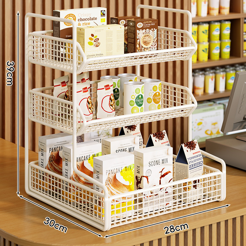 Estante de Exhibición Trapezoidal de Varios Niveles para Supermercado y Tiendas