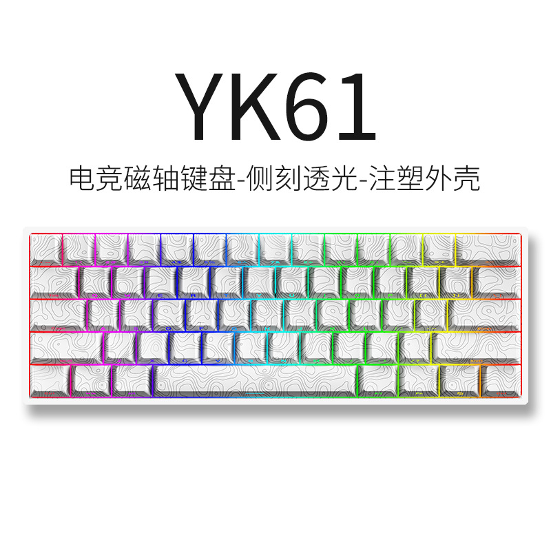 White - equal high-line keycaps (injection molded shell)