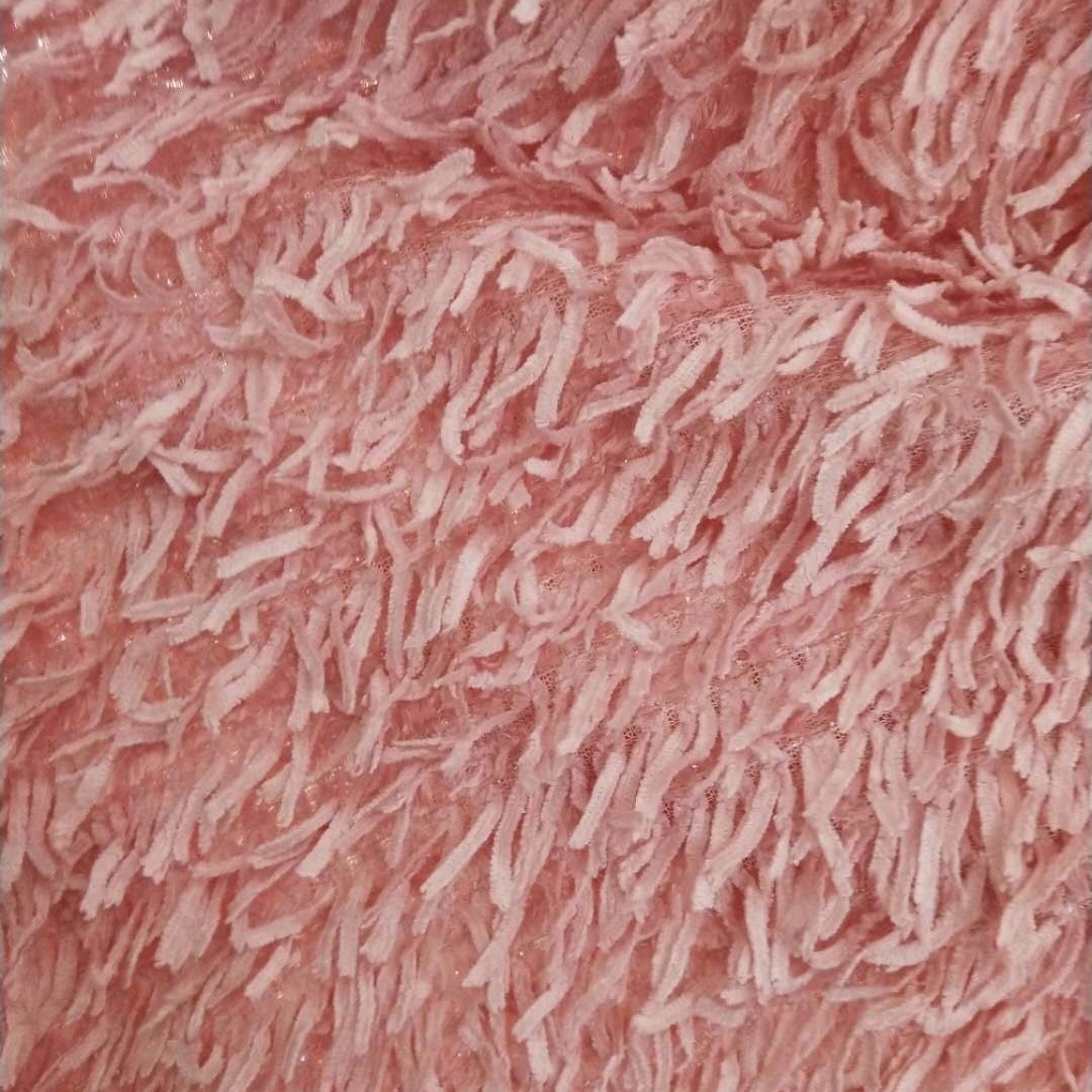 流苏亮丝绒 鸵鸟绒 羽毛绒 长毛流苏抱枕女装外套毛绒面料