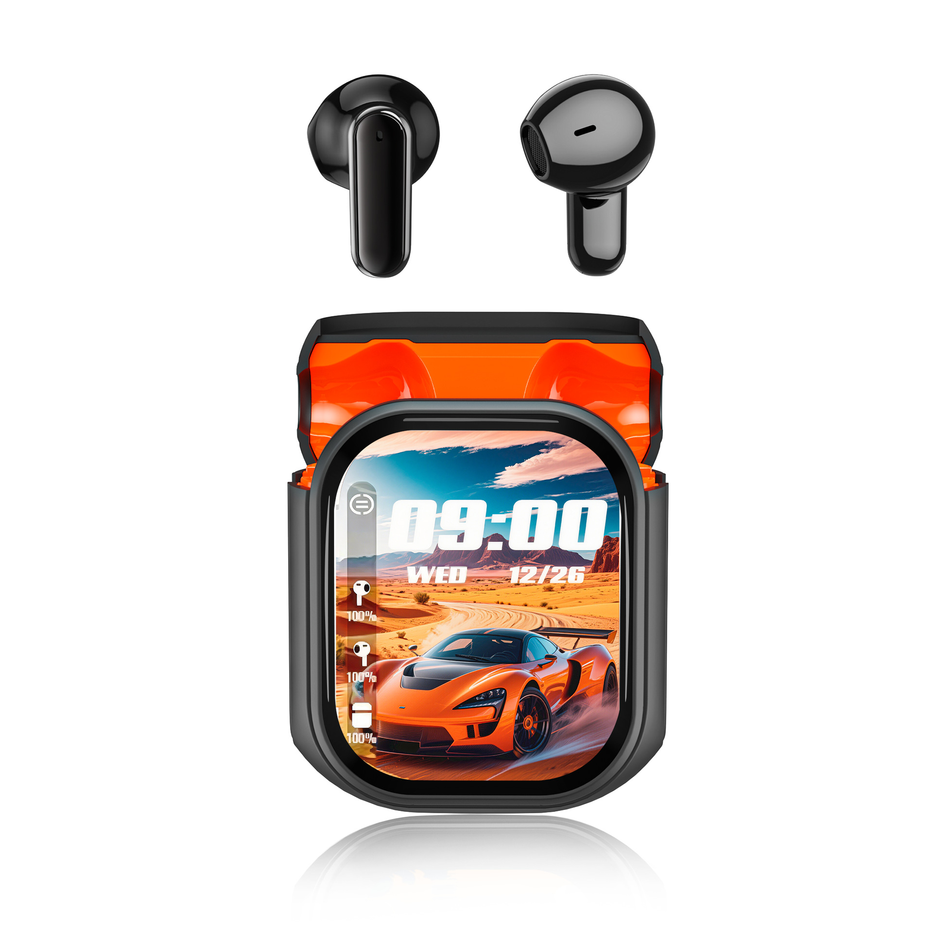 Transfronterizo Ai traduce pantalla táctil inalámbrica de cuatro pulgadas ENC llamada de ruido NE20 auriculares Bluetooth de negocios de bicicleta deportiva