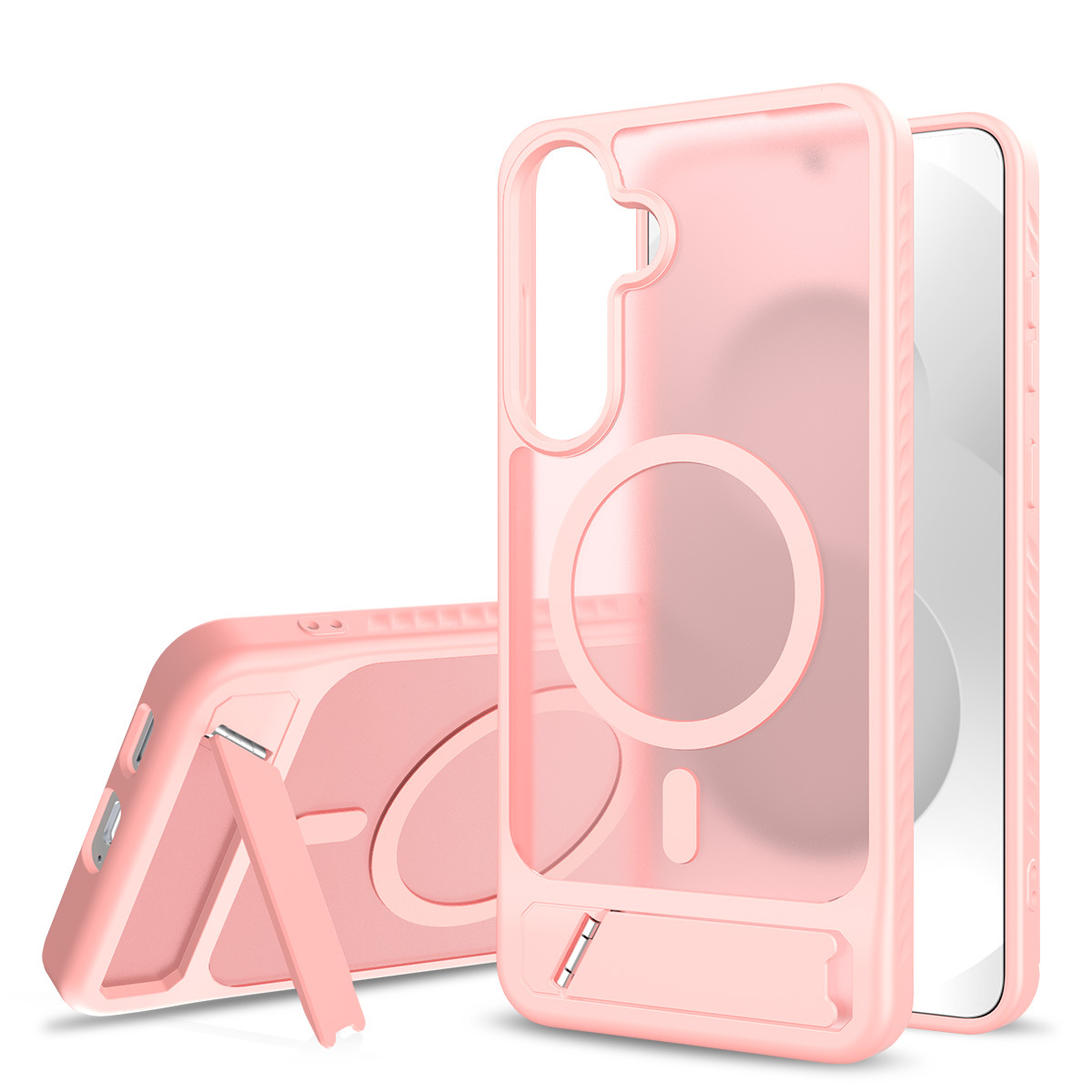 Adecuado para Samsung S25FE soporte horizontal carcasa para teléfono móvil Fengshang Skin Sense N52 soporte magnético invisible de una sola palabra fábrica