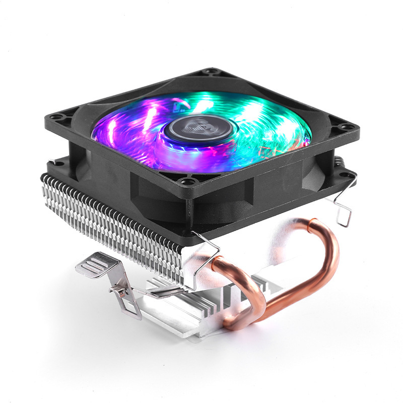 12世代1700純銅ダウン式cpuヒートシンクファンRGBデスクトップコンピュータ静音温度制御cpuファン|undefined