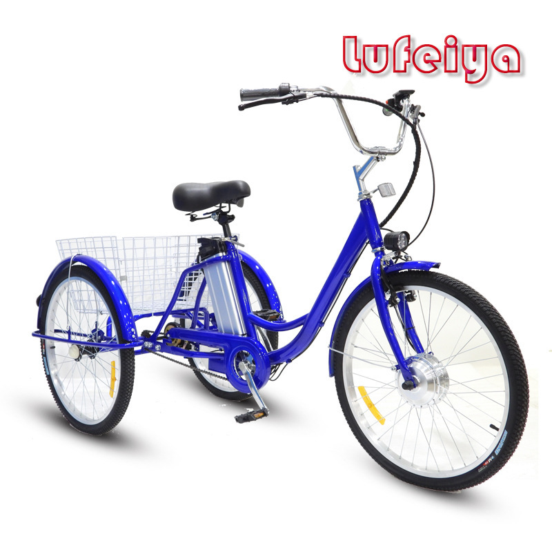 three-wheeled bike pedalled for elderly for leisure