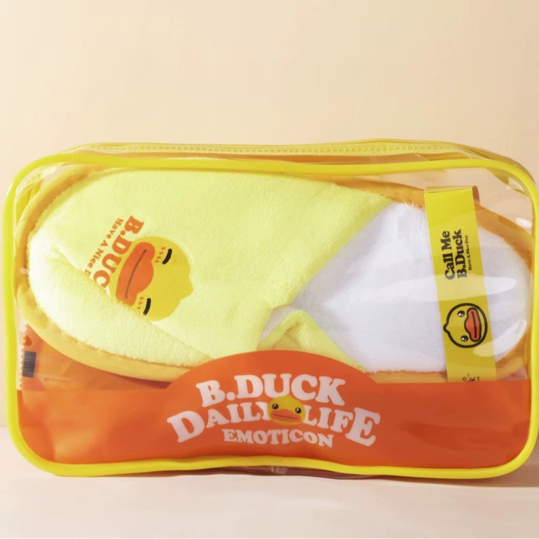 B.Duck, детский гигиенический продукт, шампунь, гель для душа, комплект, зубная щетка, портативные тапочки для путешествий, семейный стиль