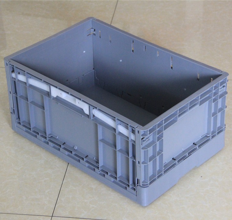 青州力睿鸿EUO折叠式箱汽车配件周转塑料箱折叠后节约占地空间