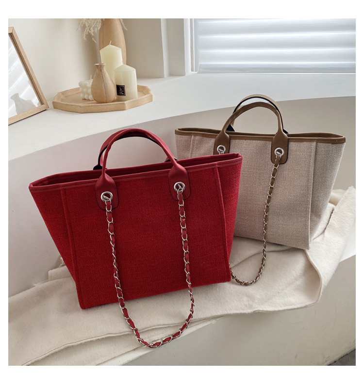 1069g Weight Zipper Closure Type Double Shoulder Straps Strap Type Tote Bag Bags Type Daily Occasion Canvas Material Solid Color Pattern All Seasons Season Women'S Gender Fashion Style Square Shape Sewing Craft Medium Size Women's Medium All Seasons Canvas Fashion Tote Bag 10
