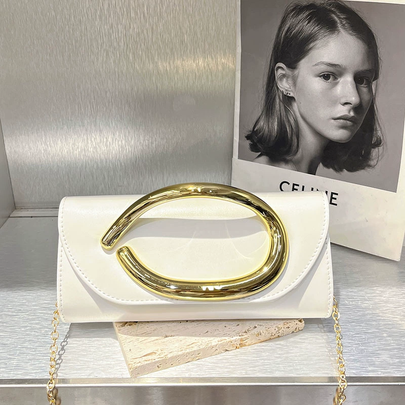 Трансграничная модная золотая сумка, весенняя новая горячая распродажа, простая европейская и американская текстурированная сумка через плечо, сумка-коробка