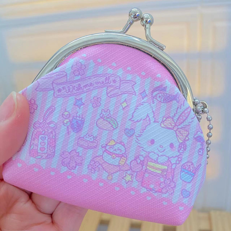 kuromi my melody hasp PU coin bag jewelry bag mini pouch storage