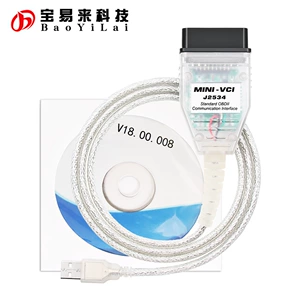 Toyota Diaqnostik Kabel Techstream Ftdi Ft232Rq üçün Mini Vci V18
