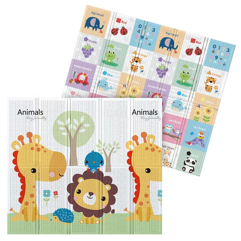 Baby Crawling Mat Thickened Baby Living Room Home Crawling Mat Folding Odorless Splicing Children's Foam Slightly Defective Floor Mat