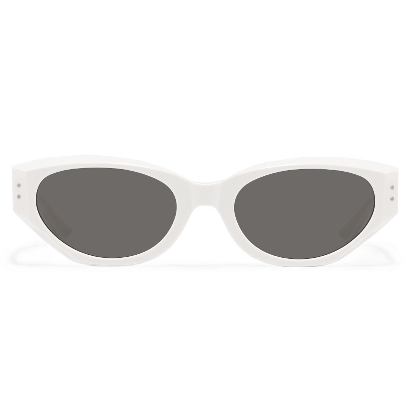 New GM Sunglasses for Women High-End Cat-Eye Retro Fashion Trendy Acetate Nylon UV Protection Sunglasses for Men and Women Driving - Thumbnail 6