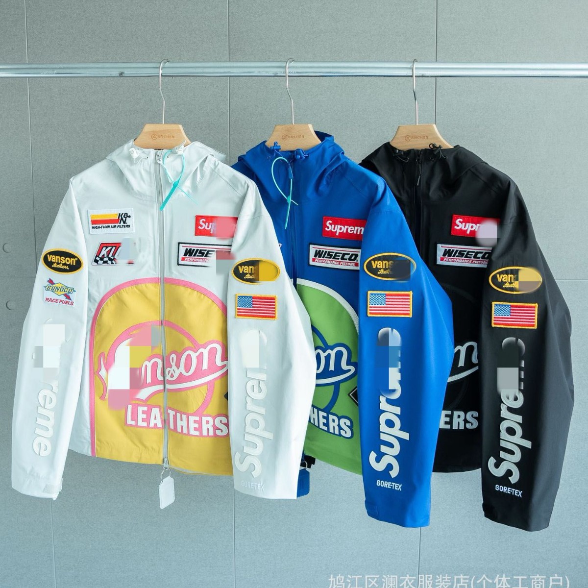 High-End Cross-Border Collaboration Casual Logo Zip-Up Jacket