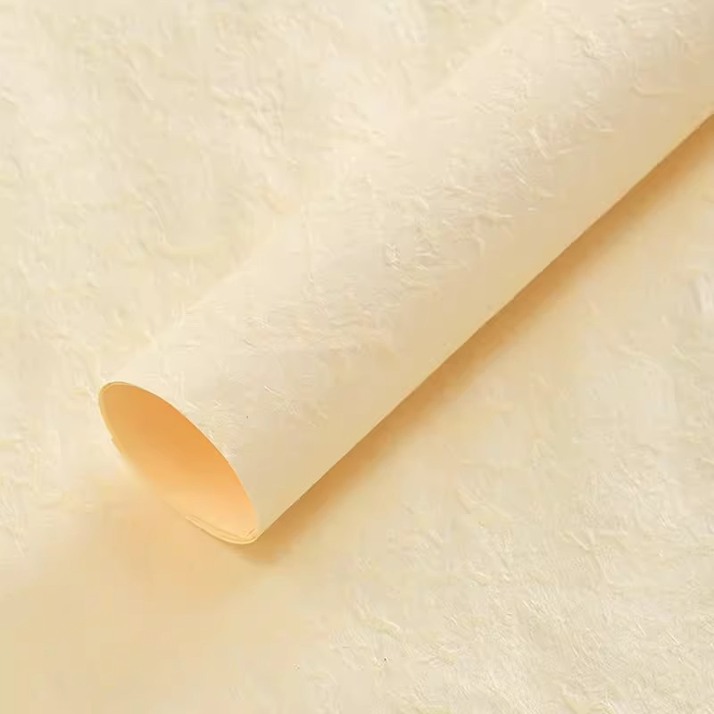 Papel de embalaje de flores teñidas de hierba amor eterno serie de paquetes de flores sólidas textura de papel Dongba floral papel de embalaje de flores