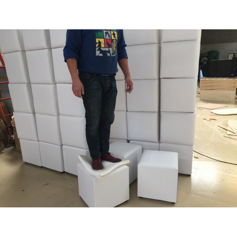 会展白色黑色方凳吐司面包凳软包小皮凳换鞋凳婚庆活动用可批量定|undefined