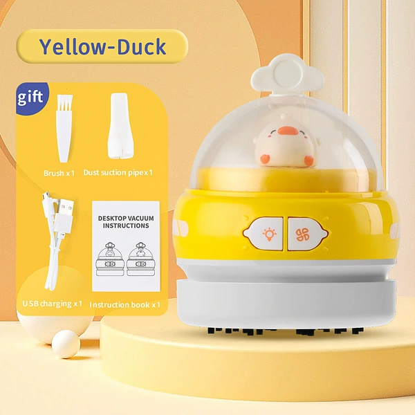 Lightweight yellow vacuum cleaner, English