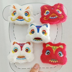 新年国民トレンド漫画ぬいぐるみライオン人形 DIY ブローチスリッパスカーフ帽子携帯電話ケースアクセサリー