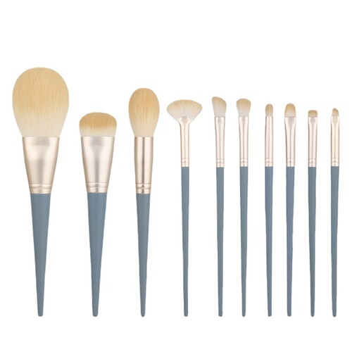 Pattern Blue Bridge 10-Piece Makeup Brush Set Beginner Eyeshadow Brush Powder Brush Foundation Soft Hair Beauty Tool Brushes