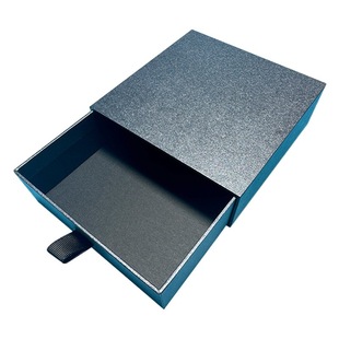 Pull box gift box neutral Universal black pearlescent cardboard pull box in stock small batch drawer box
