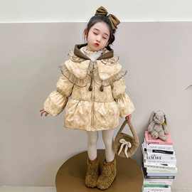 女童棉衣冬装宝宝冬款加厚羽绒棉服儿童冬季洋气时髦新款外套棉袄