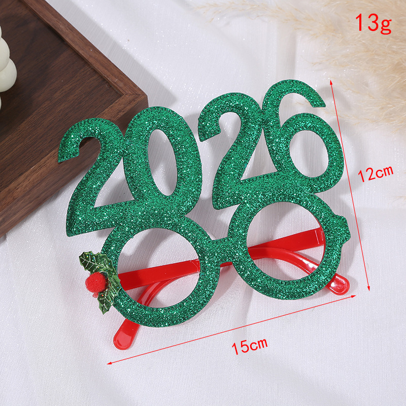クリスマス 2026 デジタルヘッドバンド大晦日装飾メガネヘッドバンドかわいいスパンコールヘッドバックルホリデーパーティー帽子|undefined