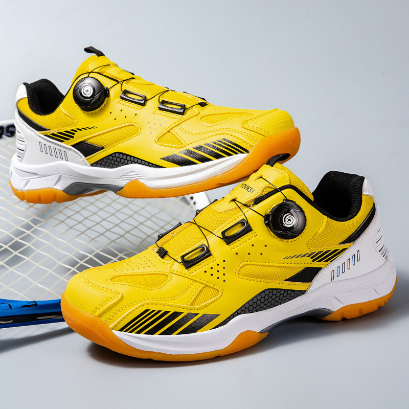Badminton Shoes Couple sneaker Professional Beef Sole Non-slip Training Lightweight Double Rotating Buckle high quality sneaker