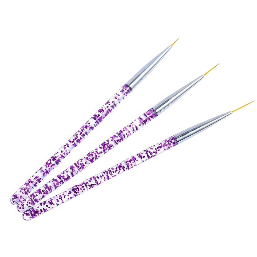 New Japanese Nail Art Aurora Rod Nail Art Stretch Pen 3 Set Pen Color Painting Flower Stretch Hook Flower Nail Pen
