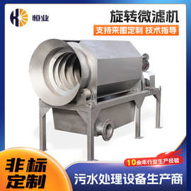 旋转微滤机 滚筒式转鼓微滤机过滤微滤机微 型精密过滤器