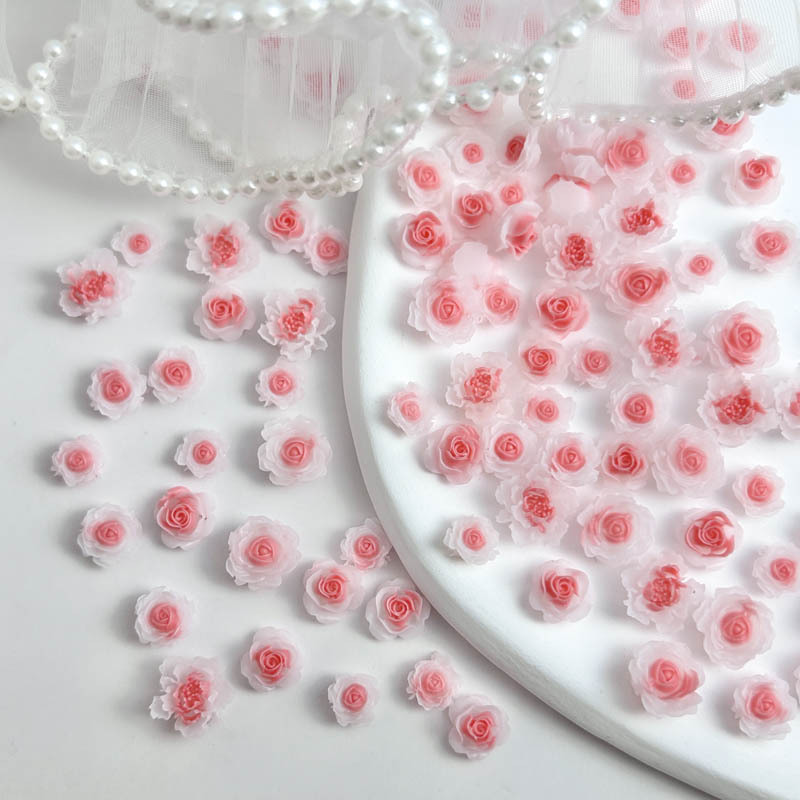 Camellia Nail Jewelry Resin Three-dimensional Rose Small Flower Bud Sweet Earrings Artificial Flower Nail Material Bag Accessories Camellia Nail Jewelry Resin Three-dimensional Rose Small Flower Bud Sweet Earrings Artificial Flower Nail Material Bag Accessories