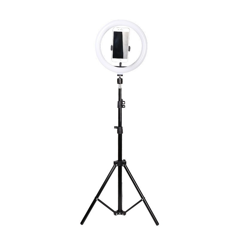 Aoshen 10 pulgadas 6 pulgadas LED Luz de relleno de transmisión en vivo soporte de piso anillo flash luz teléfono móvil belleza selfie