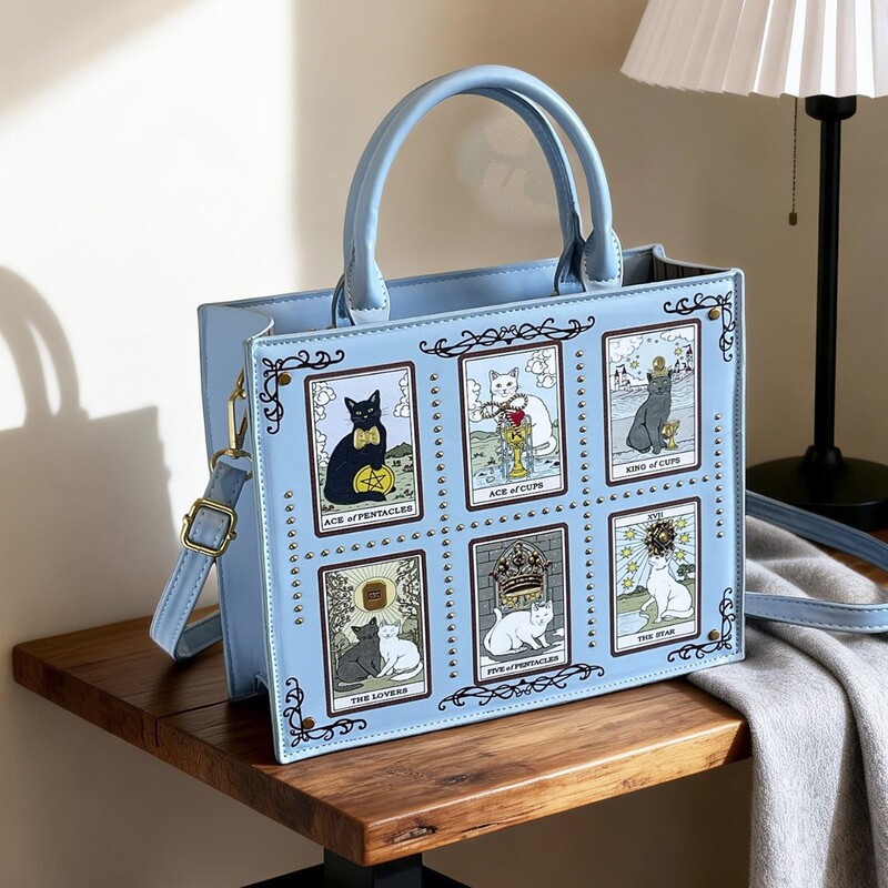 2026 New Model Cat Elf Tote Bag, Fashionable and Versatile Women's Handbag and Crossbody Bag, Direct Supply from Cross-Border Female Bag Manufacturers 2026 New Model Cat Elf Tote Bag, Fashionable and Versatile Women's Handbag and Crossbody Bag, Direct Supply from Cross-Border Female Bag Manufacturers