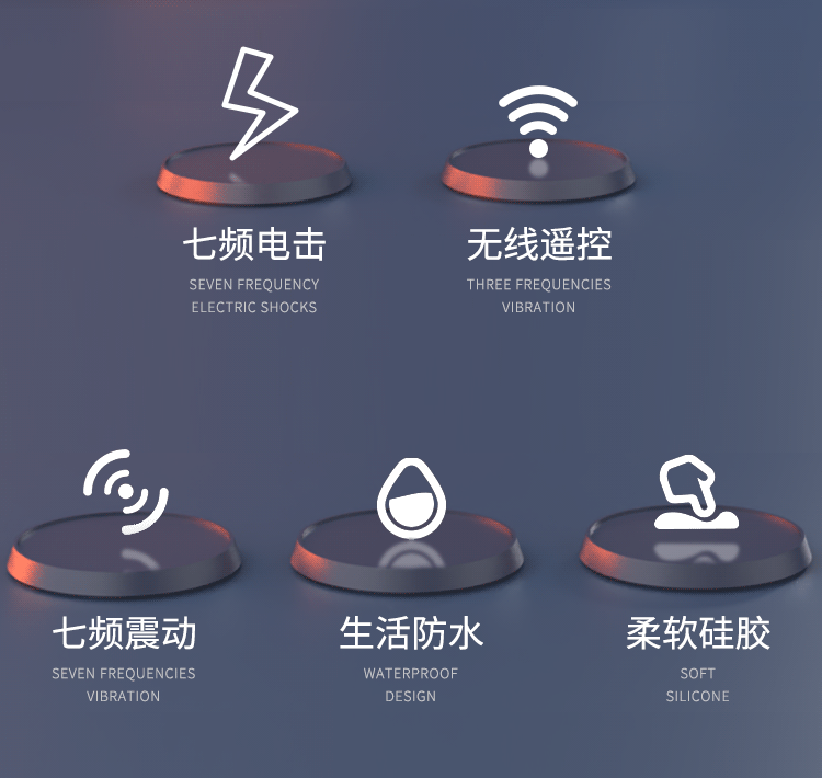 Remote-Control Electric Shock Anal Plug with Vibrating Egg, Silicone Wearable Prostate Massager — detail image 2