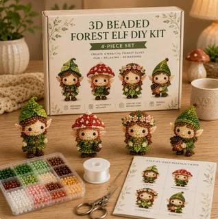 3D Beaded Magical Elf DIY Kit3D串珠魔法精灵DIY套装