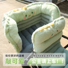 雅迪エマ電気自動車のぬいぐるみ座布団カバー宗申電三輪座布団冬は三輪車の通用座布団を厚くします。