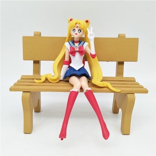 Sailor Moon Car Interior Creative Car Ornaments Water Ice Moon Girl Children's Cake Decoration Ornaments