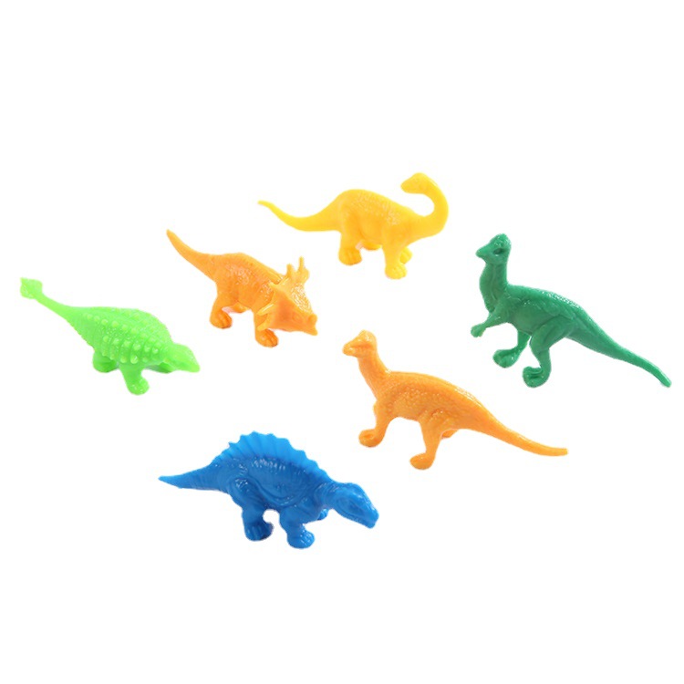 Suministro directo de origen 12 pequeño modelo dinosaurio arqueológico accesorios juguete empuje ciego caja huevo torcido regalo