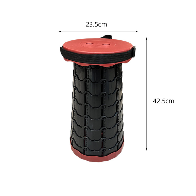 Transfronterizo arco iris casero taburete plegable taburete de pesca portátil al aire libre ajustable altura de viaje silla plegable