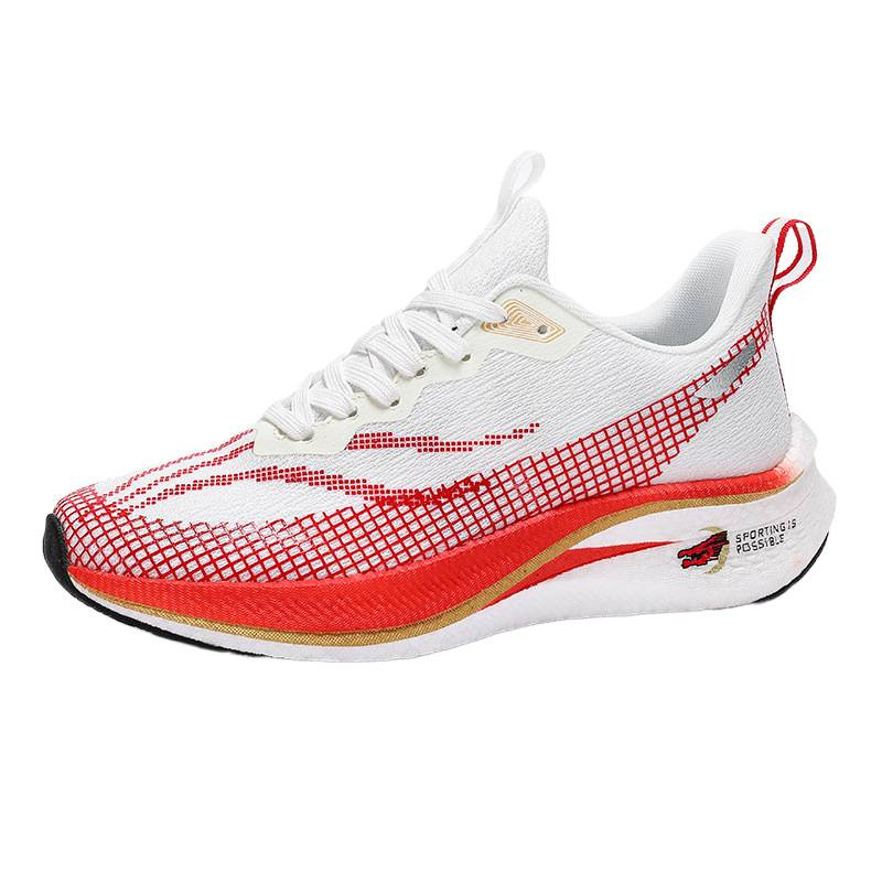 T037 primavera y verano zapatos de correr para hombres y mujeres, tela de malla baja, suela de palomitas de maíz, zapatillas de corrida ligeras y transpirables