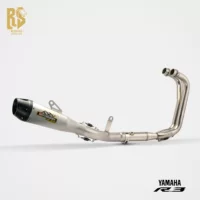 RS оригинал подходит для мотоцикла Yamaha R3, модифицированная выхлопная труба из нержавеющей стали с карбоновым покрытием, боковой выхлоп R34, полный срез.