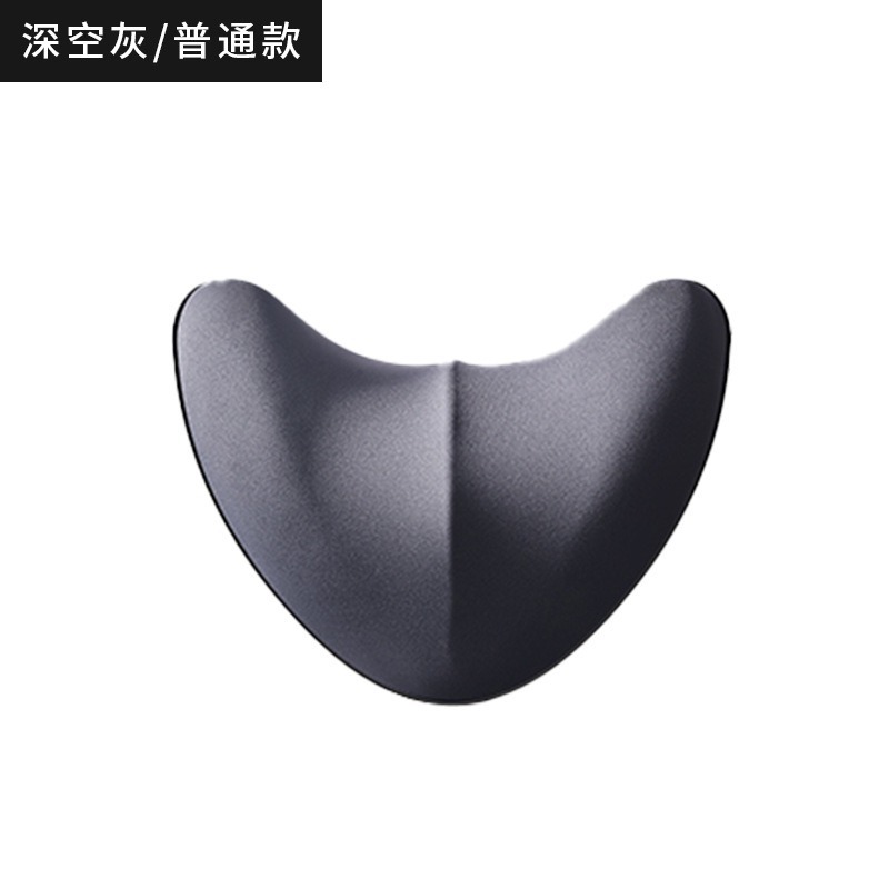 Sishang 통기성 및 피부 친화적인 메모리 폼 머리 받침 - 스페이스 그레이