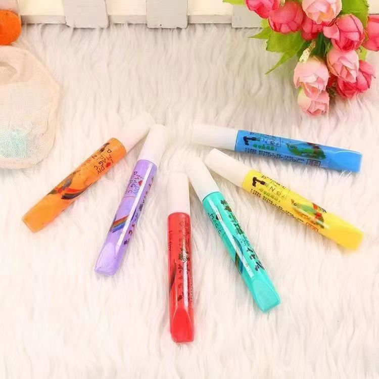 3D Stereo Bubble Pen Creative Cotton Pen DIY Handmade Art Painting Pen Kidsren's Popcorn Pen Expansion Artifact