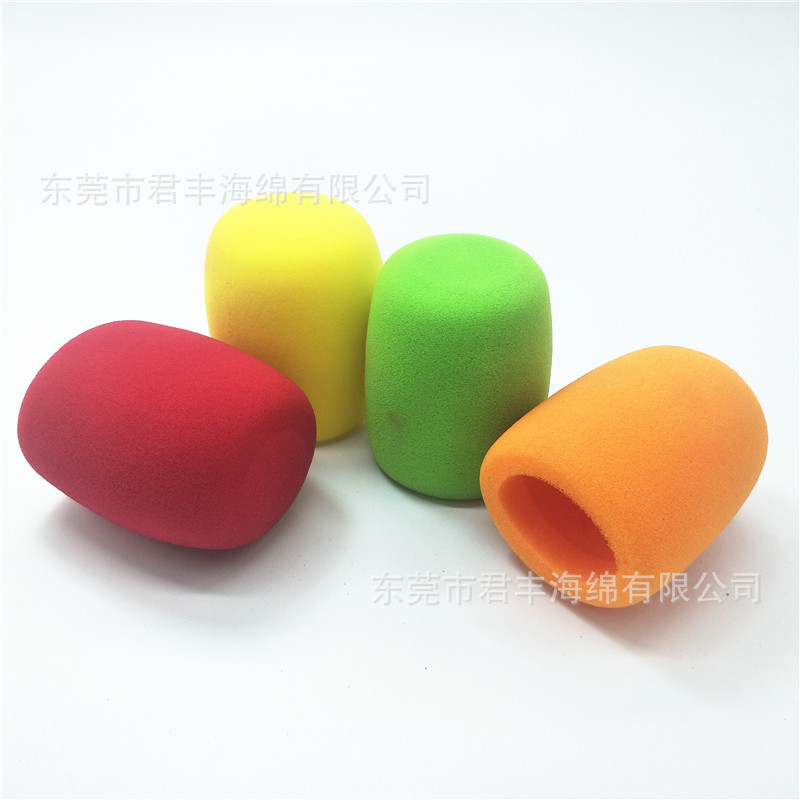 户外直播防风海绵罩 供应麦克风防喷防风防水海绵套 话筒罩子柔软