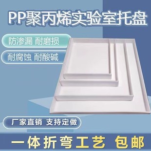 Laboratory Pp Polypropylene Plate Tray Water Tank Processing Resistant to Strong Acid and Alkali Anti-Corrosion and Anti-Leakage Plastic Disc
