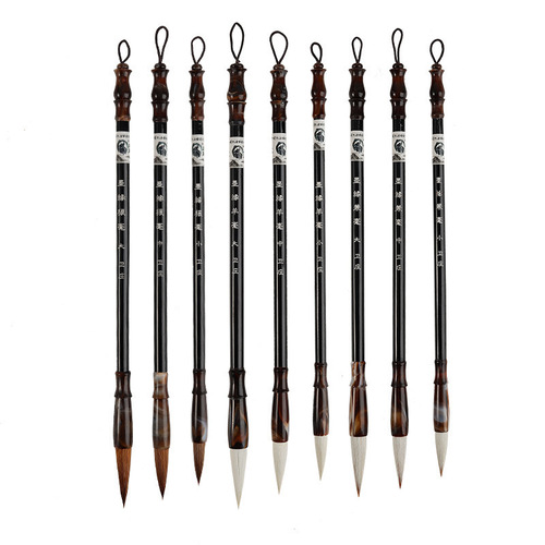 Wei Zhuang Lang Hao Yang and Hao calligraphy and painting practice large, medium and small brush set wholesale calligraphy training students with brushes
