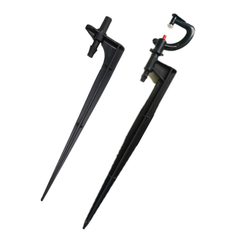 Fábrica mayorista de árboles frutales jardín de riego jardín de riego 20cm varilla de inserción de suelo de gotas pulverización de hortalizas de suelo de inserción