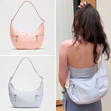 Lulu Croissant Bag 2024 New Large Slouchy Crossbody Bag 13L Large Capacity Bag Single Shoulder Armpit Bag