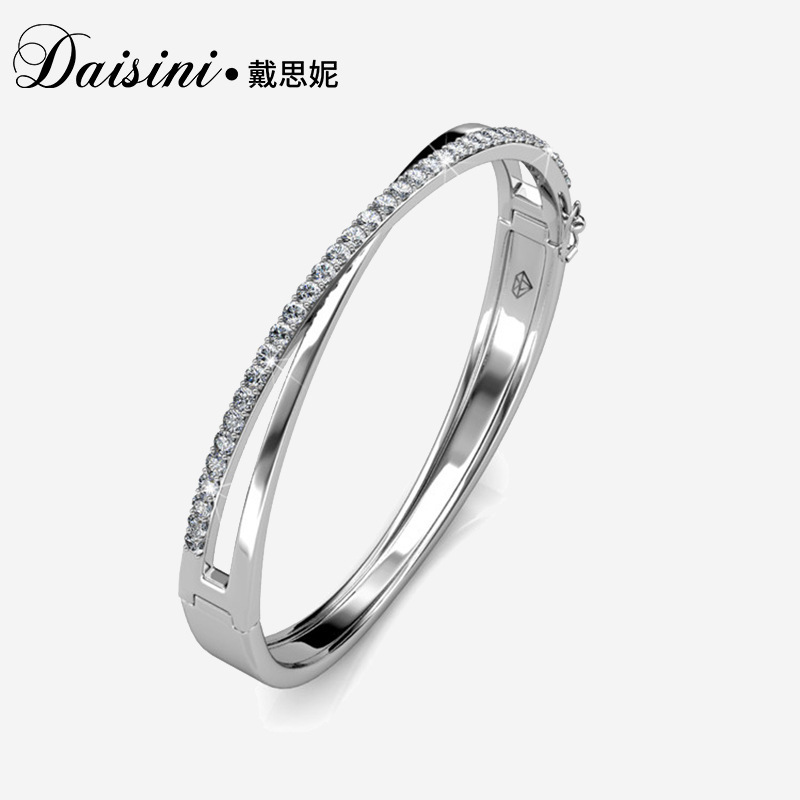 Daisi Ni Fashion Bracelet Design Jewelry Uses Swarovski ® Element Detachable Bracelet Bracelet for Women