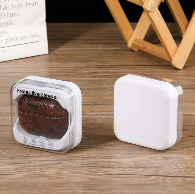 Aliexpress Hot Selling Neutral Apple 17 New AirPods Bluetooth Headphone Set Packaging Box Pvc Material Packaging Box