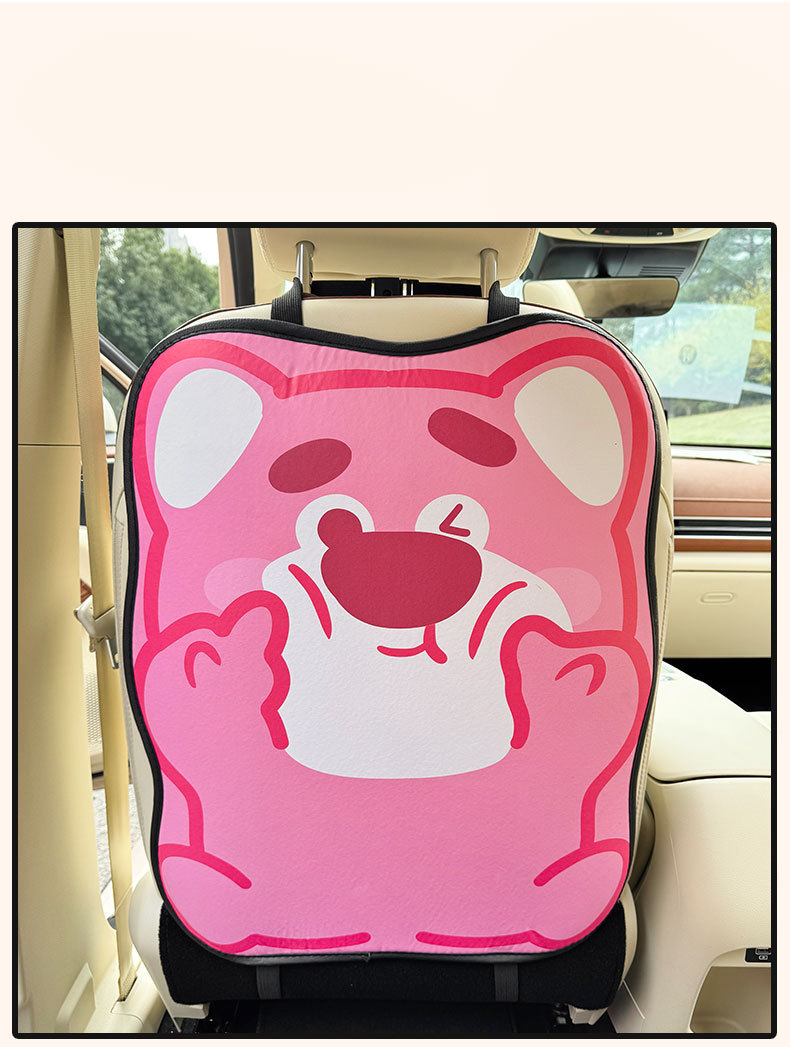 Car Seat Back Anti-Kick Pad Cartoon Rear Seat Protection Pad Anti-Dirty Protective Pad Rear Anti-Kick Pad for Car Interior