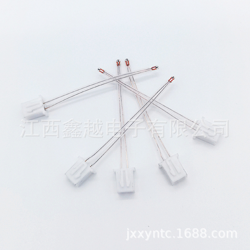 厂家供应 艾灸仪用高温NTC温度探头100K1% 3950 单端热敏电阻